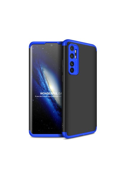 Xiaomi Mi Note 10 Lite Kılıf Altı ve Üstü Sökülebilir Sert Bossy Premium Kapak