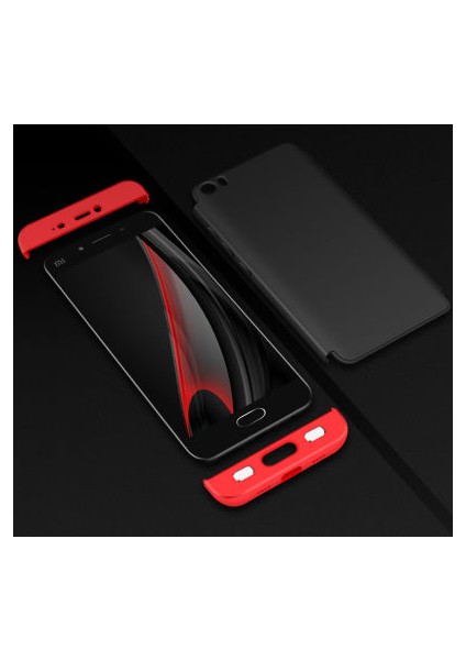 Xiaomi Mi 5 Kılıf Altı ve Üstü Sökülebilir Sert Bossy Premium Kapak