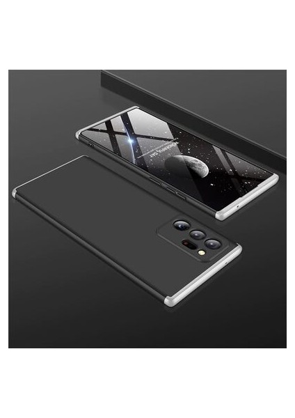 Samsung Galaxy Note 20 Ultra Kılıf Altı ve Üstü Sökülebilir Sert Bossy Premium Kapak