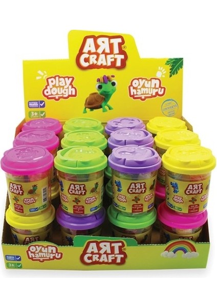 Art Craft Insan Figürü Seti Oyun Hamuru 150 gr +17 Parça Hamur Kalıbı +5 Renk Oyun Hamuru 100 gr indirimleri