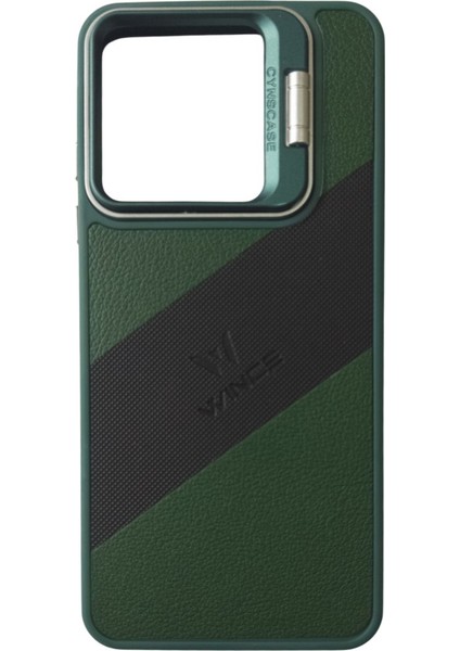 Infinix Hot 30 Standlı Süet Deri Telefon Kılıfı