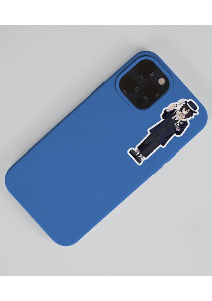 Mitsuri Kanroji-Obanai Iguro-Parlak Kağıt -2li Sticker Set-Demon Slayer Anime indirimleri