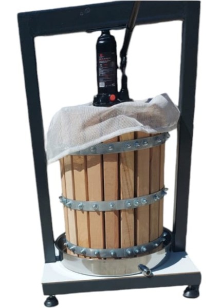24 Litre Ahşap Üzüm Sıkma Presi