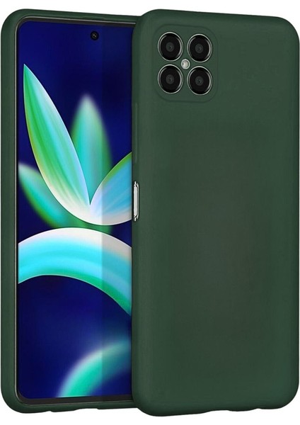 Omix X600 Uyumlu Silikon Kılıf - Kamera Korumalı Esnek Pastel Renk Kapak - Yeşil