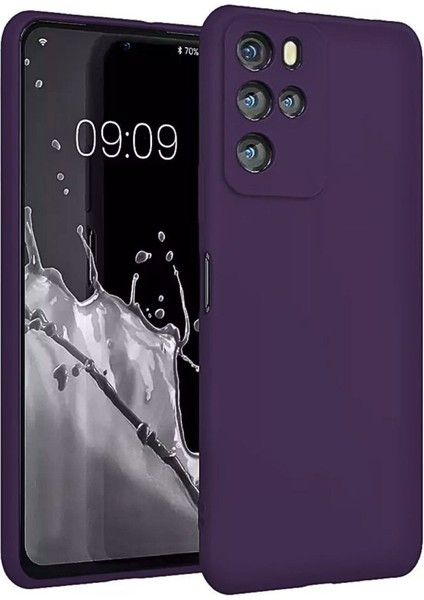 Omix X700 Uyumlu Silikon Kılıf - Kamera Korumalı Esnek Pastel Renk Kapak - Mor