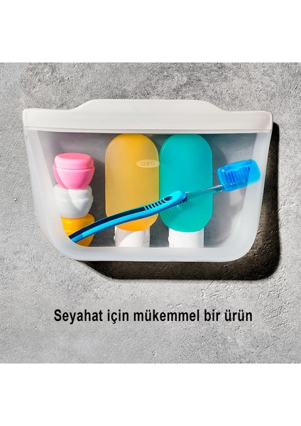Silikon Yeniden Kullanılabilir Çanta – 1,8 L indirimleri
