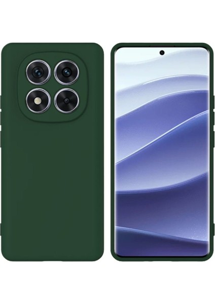 Poco X7 Uyumlu Silikon Kılıf - Kamera Korumalı Esnek Pastel Renk Kapak - Yeşil