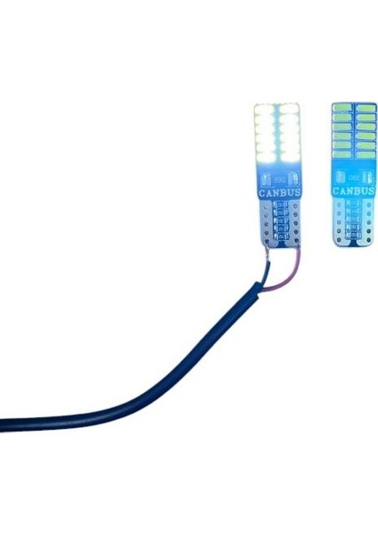 T10 24 Ledli Dipsiz Canbus Beyaz LED Park Plaka Tavan Aydınlatma Ledi ( 2 Adet )