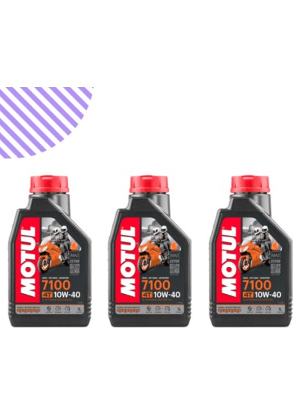 7100 10W40 Motorsiklet Yağı 3 Litre