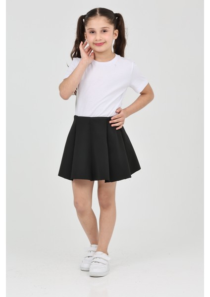 Kız Çocuk Skuba Kloş Havuç Dilimi Günlük, Bayramlık, Gösteri, Parti, Özel Gün Etek