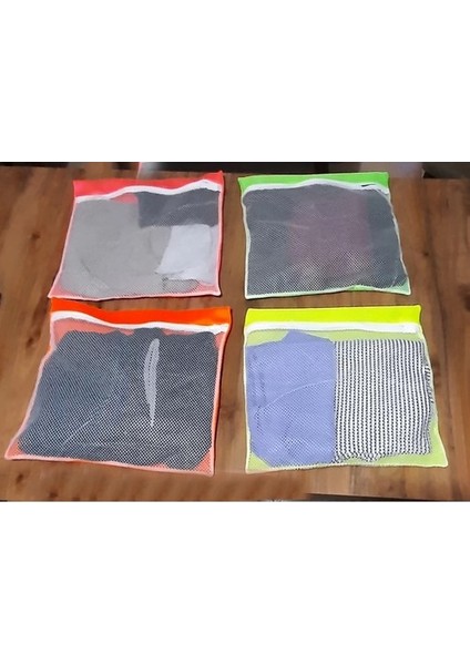 4 Adet 4 Renk Bavul İçi Düzenleyici