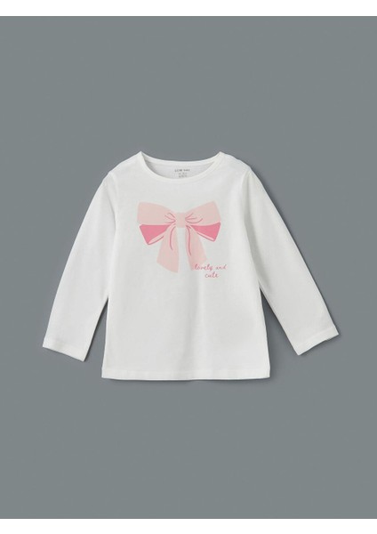 Bisiklet Yaka Baskılı Kız Çocuk Pijama Takım 2'li fiyatları