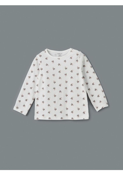 Bisiklet Yaka Baskılı Kız Çocuk Pijama Takım 2'li modelleri