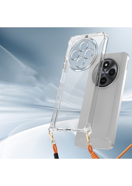 Xiaomi Redmi 14C 4g Uyumlu Kılıf Airbagli Takılabilir Askı Aparatlı Zore Snap Silikon Kapak