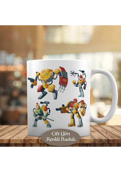 Yapay Zeka Teknolojisi Robotlar Kupa Bardak HEDIYELIK-2671