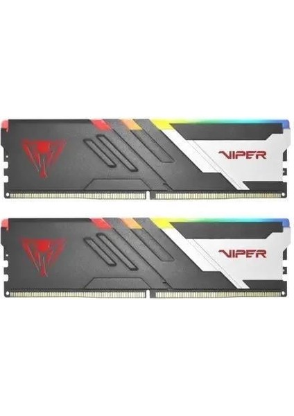 Patrıot 32GB (2x 16GB) Ddr5 6400MHZ CL32 Rgb Dual Kıt Pc Ram Venom PVVR532G640C32K