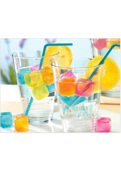 Serinletici ve Rengarenk Buz Küpleri - 10 Adet
