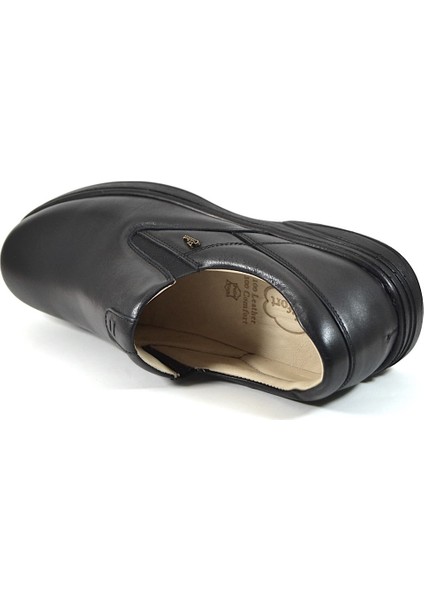 7500 Siyah Deri Ortopedik Erkek Ayakkabı fırsatları