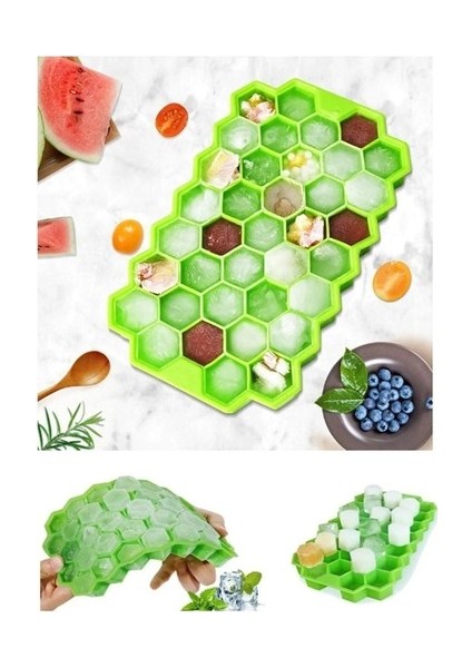 37 Bölmeli Silikon Petek Buz Kalıbı Buzluk indirimleri