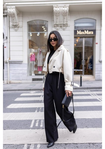 Line Kadın Likralı Cırt Kapama Palazzo Pantolon fırsatları