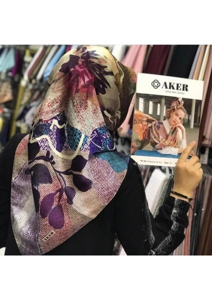 Nostalji Tivil Ipek Eşarp 7781-932