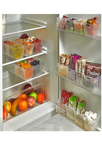 12 Li Buzdolabı Içi Mini Düzenleyici Kutu Organizer - Buzdolabı Kapak Düzenleyici fırsatları
