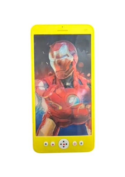 Işıklı Sesli Iron Man Demir Adam Oyuncak Telefon Cep Telefonu