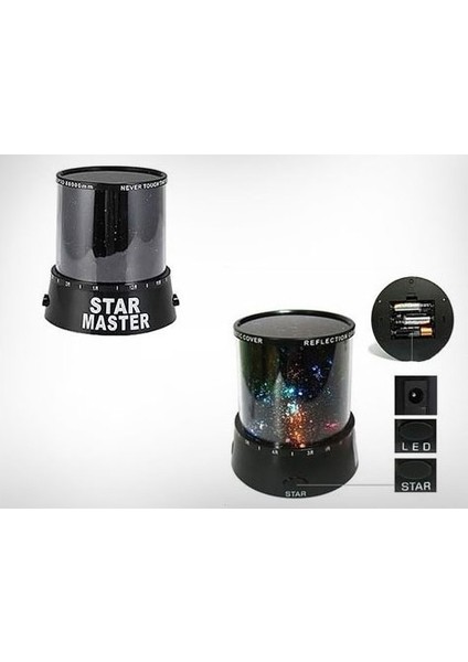 Projeksiyon Gece Lambası - Tavana Işık Yansıtan LED Işık indirimleri