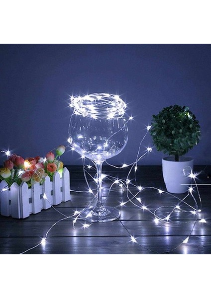 Peri LED Işık 10 Metre Beyaz Dekor Lambası 100 Ledli fırsatları