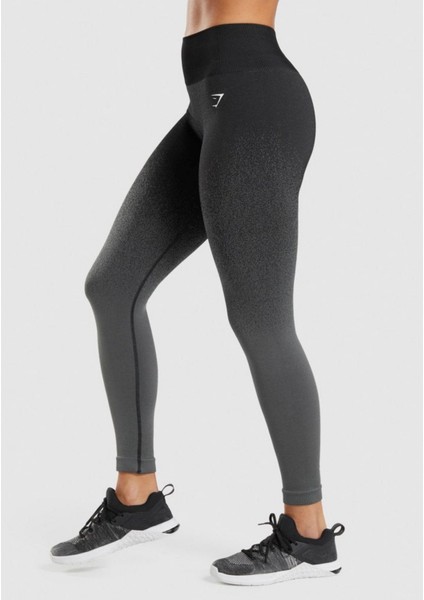 Adapt Ombre Seamless Siyah Tayt