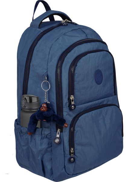 Krinkıl Kumaş Hafif Sırt Çantası - Okul/günlük Kullanıma Uygun , Su Geçirmez , Çok Bölmeli modelleri