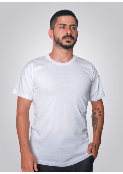 Drop Giyim Bisiklet Yaka Kısa Kol Penye T-Shirt Siyah