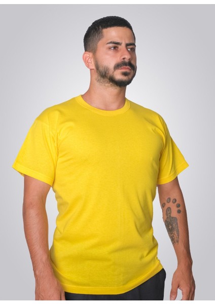 Drop Giyim Bisiklet Yaka Kısa Kol Penye T-Shirt Siyah