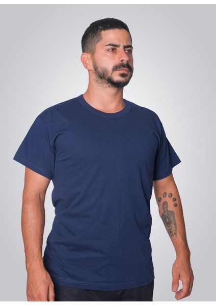 Drop Giyim Bisiklet Yaka Kısa Kol Penye T-Shirt Siyah
