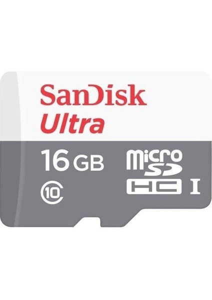 Sandısk 16GB Ultra Msdhc 80MB/S Class 10 Uhs-I Micro Sd Kart