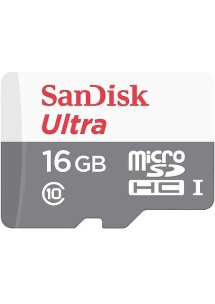 Sandısk 16GB Ultra Msdhc 80MB/S Class 10 Uhs-I Micro Sd Kart