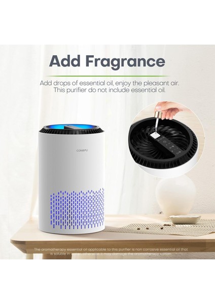 Hava Temizleyici,air Purifier Hepa H13 Filtre, 3 Filtre Kademesi, %99,97 Filtre Performansı