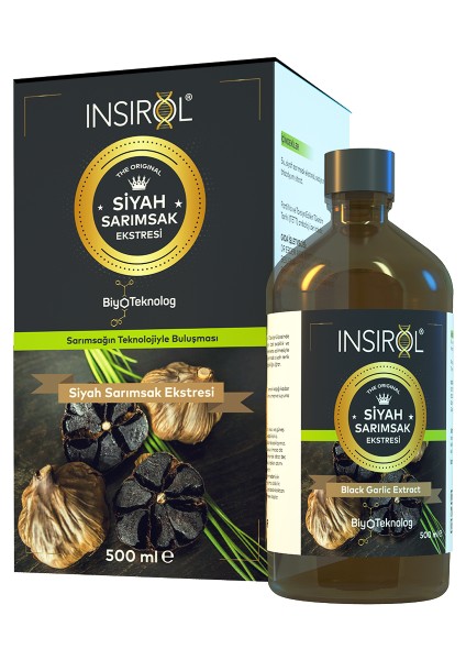Insırol Siyah Sarımsak Ekstresi – Antioksidan Zengin Doğal Takviye (500 Ml) fiyatları