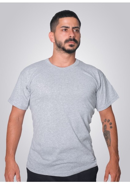 Drop Giyim Bisiklet Yaka Kısa Kol Penye T-Shirt Siyah