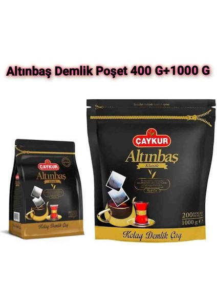 Altınbaş Demlik Poşet Çay 400 gr + 1000 gr
