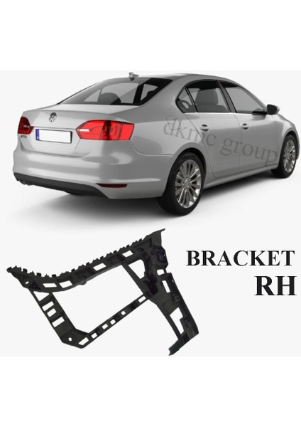 JETTA 2011-2014 MODEL ARASI UYUMLU SAĞ YOLCU TARAFI ARKA TAMPON BAĞLANTI BRAKETİ