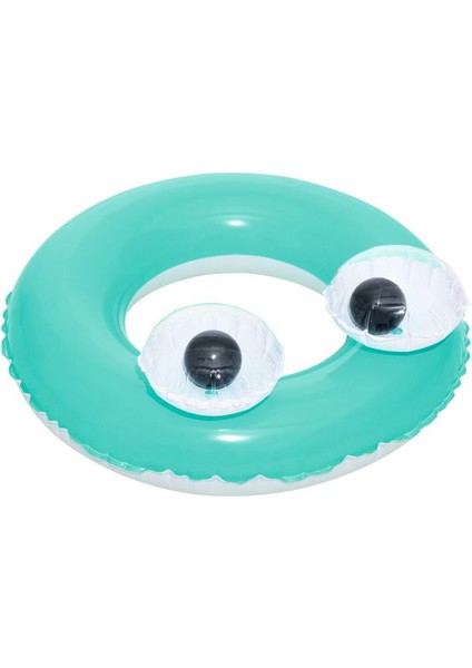 Büyük Gözlü Simit - Big Eyes Simit - Şişme Gözlü Simit - Deniz Simidi - Gözlü Havuz Simidi 61 Cm.