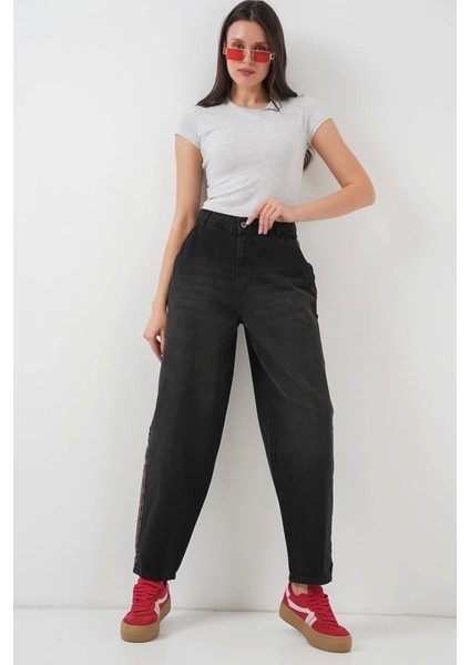 Baggy Kot Pantolon 6700 - Siyah modelleri
