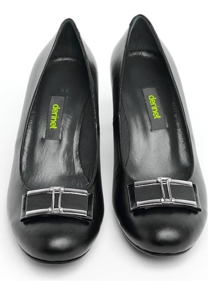 Hakiki Deri Tokalı Kadın Topuklu Ayakkabı modelleri