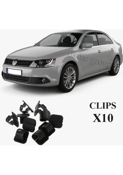 JETTA 2011-2014 MODEL ARASI UYUMLU KAPUT İZOLASYONU KEÇESİ BAĞLANTI KLİPSİ