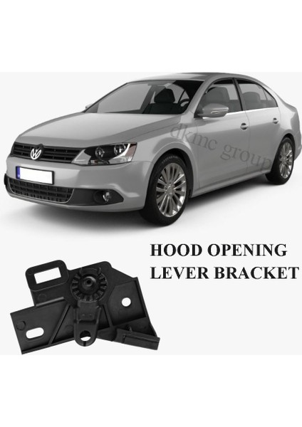JETTA 2011-2014 MODEL ARASI UYUMLU MOTOR KAPUTU İÇTEN AÇMA KOLU ALT BRAKETİ
