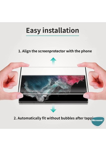 Samsung Galaxy S25 Ultra Uyumlu Ekran Koruyucu Full Kaplayan Siyah Çerçeveli Leke Tutmaz 9h Cam modelleri
