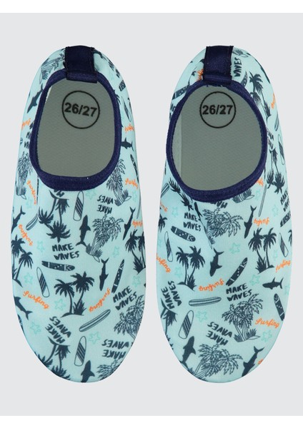 Erkek Çocuk Deniz Ayakkabısı 26-30 Numara Açık Mavi