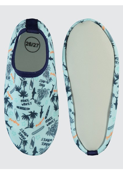 Erkek Çocuk Deniz Ayakkabısı 26-30 Numara Açık Mavi fiyatları