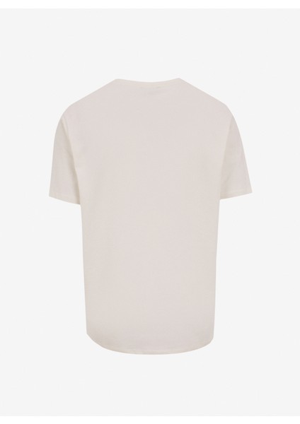 D5SM-TST3750 Kırık Beyaz Bisiklet Yaka Relaxed Baskılı Erkek T-Shirt fiyatları